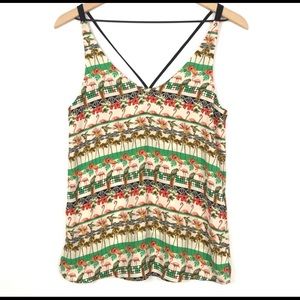 Topshop Palm Springs Print Tank Size 10